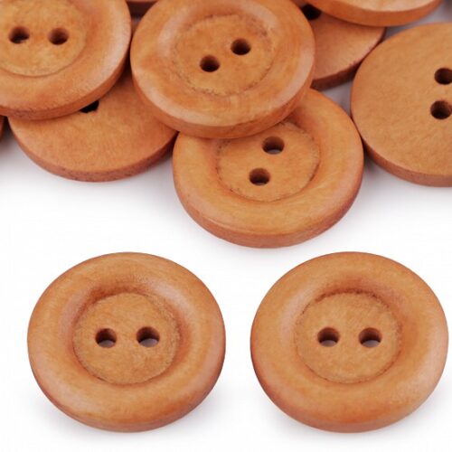 Nougat, puinen nappi 23mm