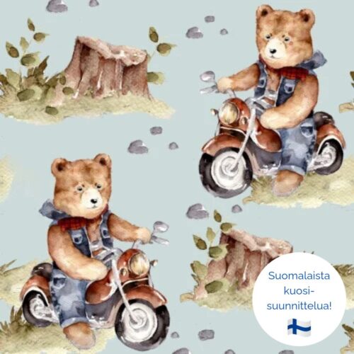 Ajelulla, sininen, luomutrikoo