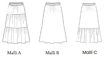 Kaavala: Julia hamekaava, koot 34-52, PAPERIKAAVA - Image 4