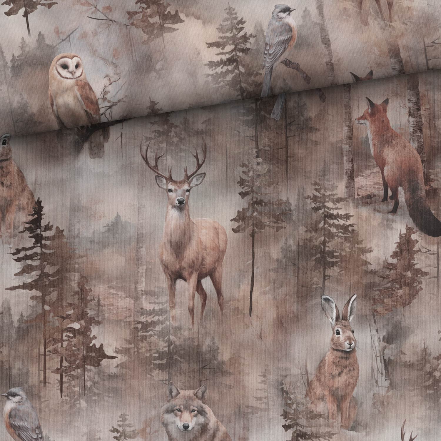 Eläimet metsässä, trikoo