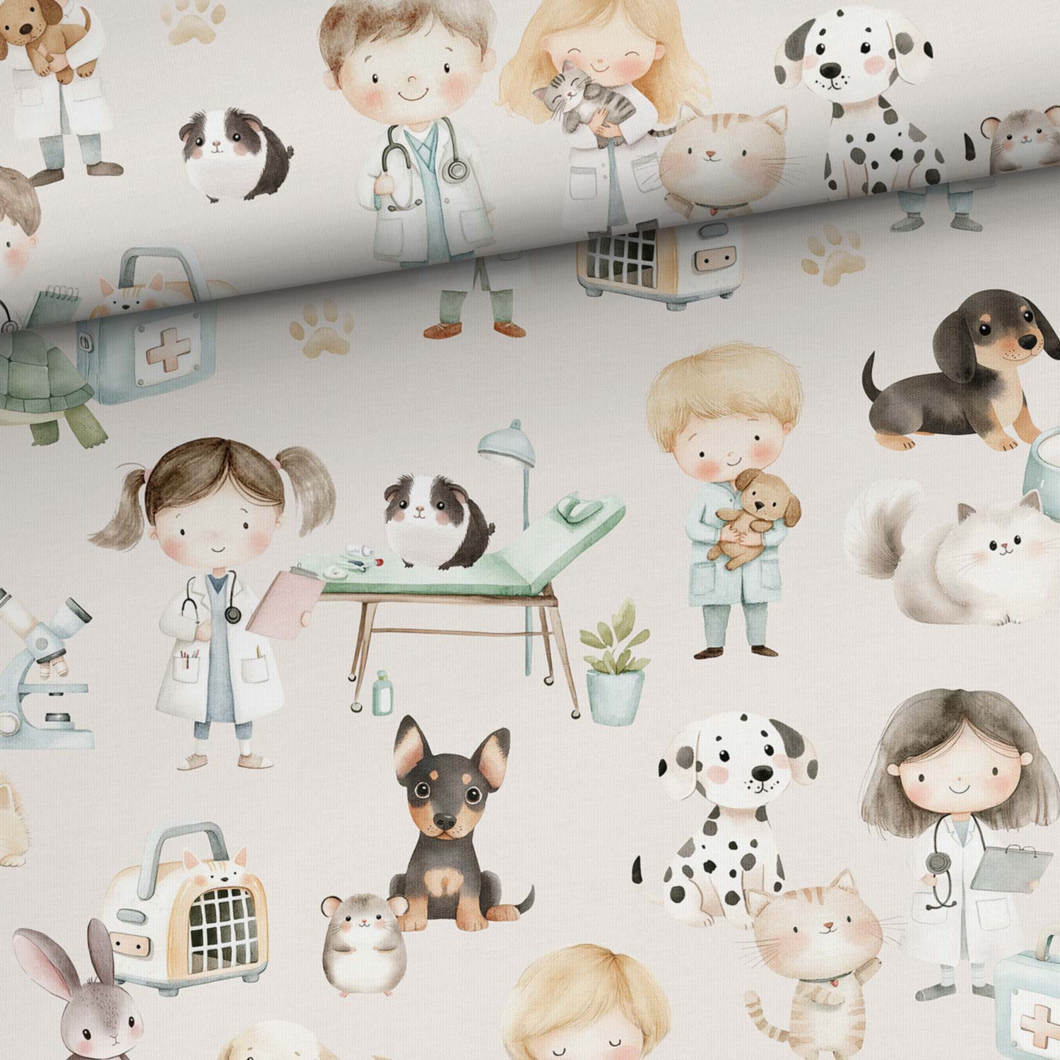 Eläinlääkärissä, trikoo