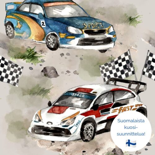 Ralliautot, hiekka, luomujoustocollege
