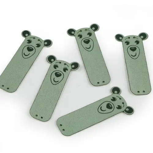 Karhu, vihreä, ompelumerkki