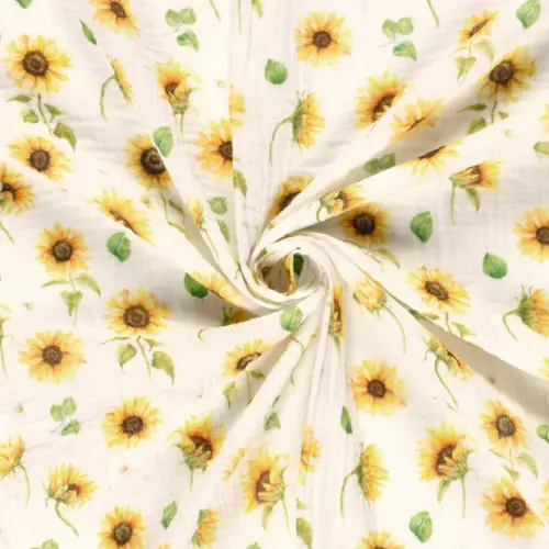 Auringonkukat, double gauze, harso