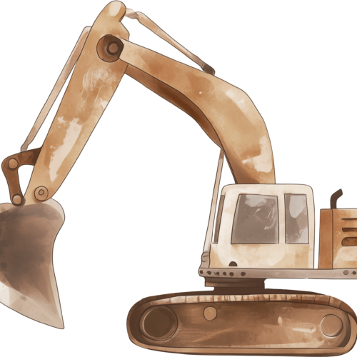 Kaivinkone, silityskuva, pieni