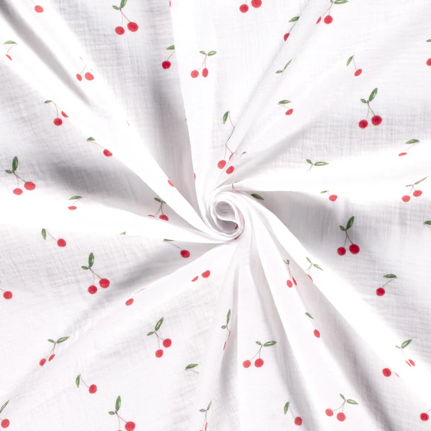 Kirsikat, double gauze, harso