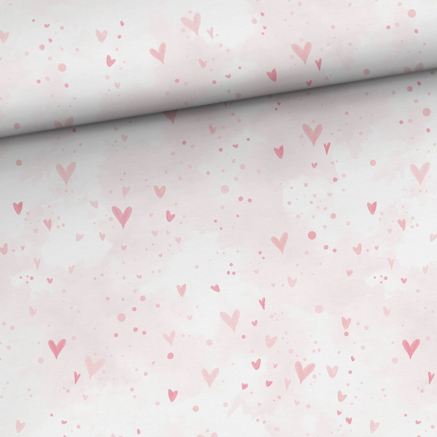 Sydämet, vaaleanpunainen, joustocollege