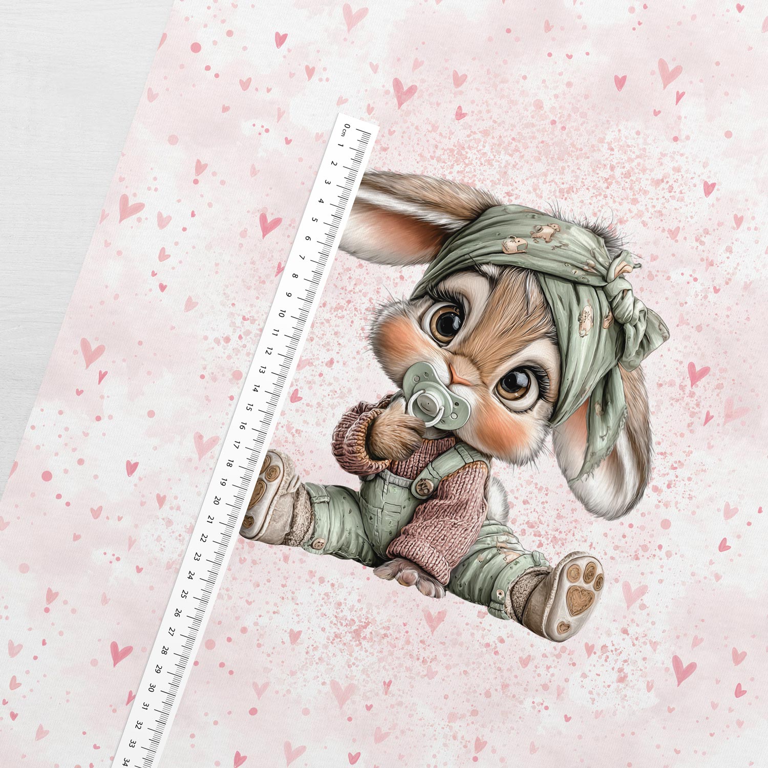 Vihreät haalarit, paneeli 40 x 50 cm, joustocollege - Image 2