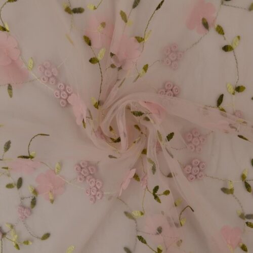 Kukkatylli, hento roosa