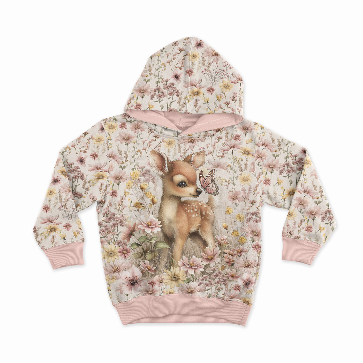 Elaine-bambi, paneeli 40 x 50 cm, joustocollege - Image 3