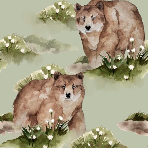 Karhut, vihreä, luomutrikoo