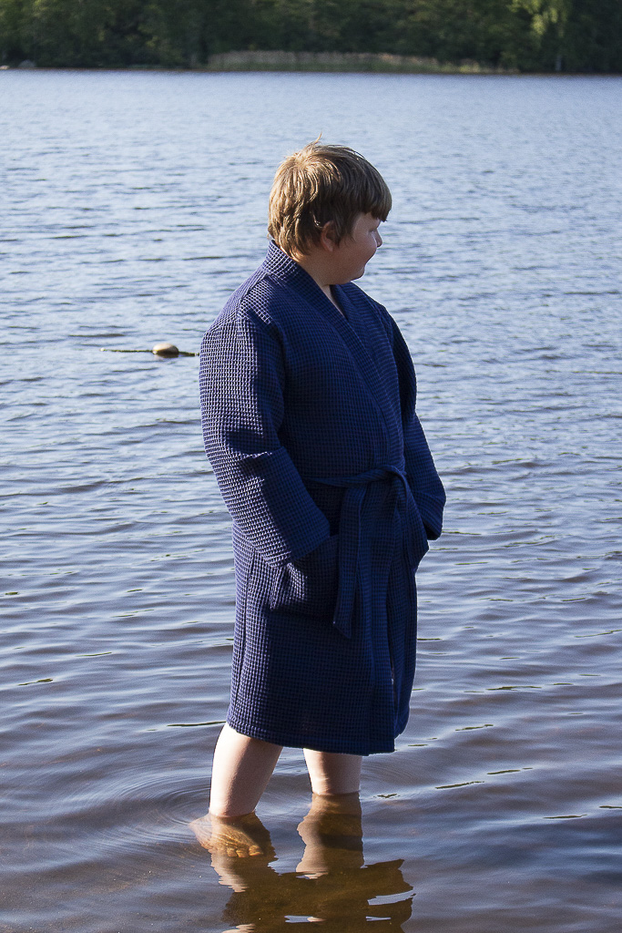 Jujuna: Lasten kylpytakki, 98-164 cm, PAPERIKAAVA - Image 8