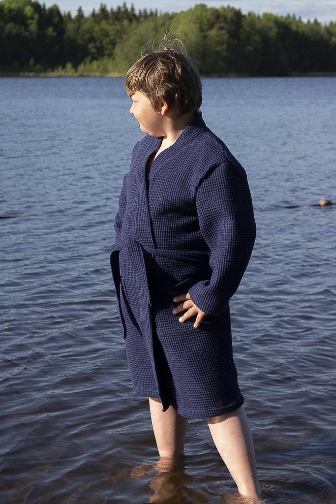 Jujuna: Lasten kylpytakki, 98-164 cm, PAPERIKAAVA - Image 7