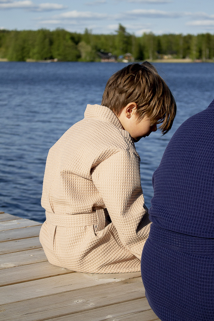 Jujuna: Lasten kylpytakki, 98-164 cm, PAPERIKAAVA - Image 10