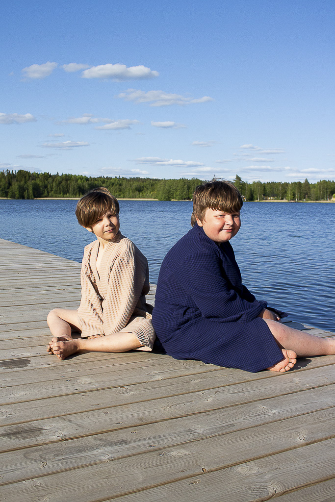 Jujuna: Lasten kylpytakki, 98-164 cm, PAPERIKAAVA - Image 11