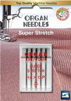 Organ, Super stretch neula, hax 75/11, 5 kpl/pkt
