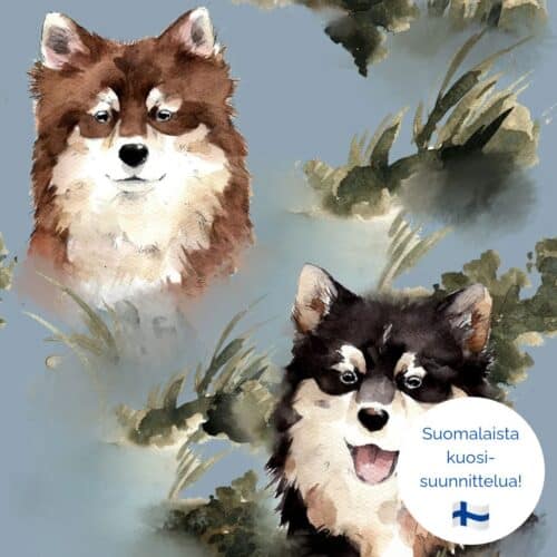 Lapinkoirat, sininen, luomutrikoo