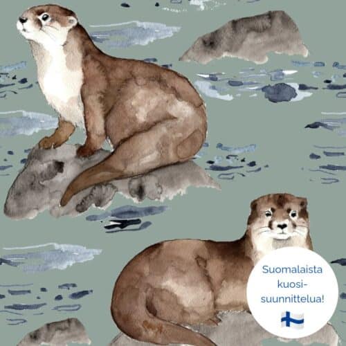 Saukot, vihreä, luomutrikoo