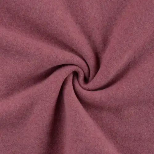 Meleerattu vadelmanpunainen, luomupuuvillafleece
