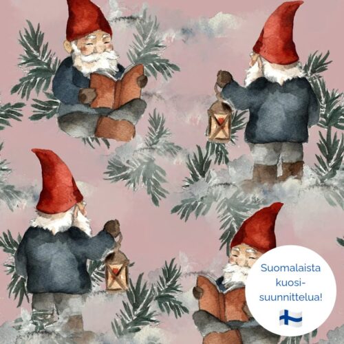 Kuiske kuuluu, roosa, luomutrikoo